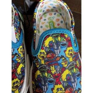 Toddler Sesame Street Print Slip On Shoes Size 6 NEW